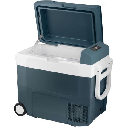 Sencor - Přenosná kompresorová autochladnička 55 l 70W/12V/230V modrá/bílá
