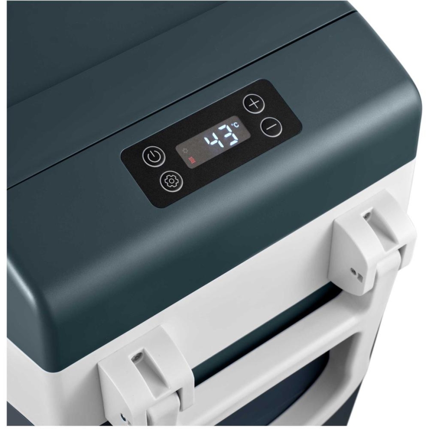 Sencor - Přenosná kompresorová autochladnička 55 l 70W/12V/230V modrá/bílá