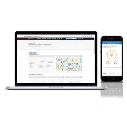 Sencor - Profesionální meteostanice s barevným LCD displejem 1xCR2032 Wi-Fi