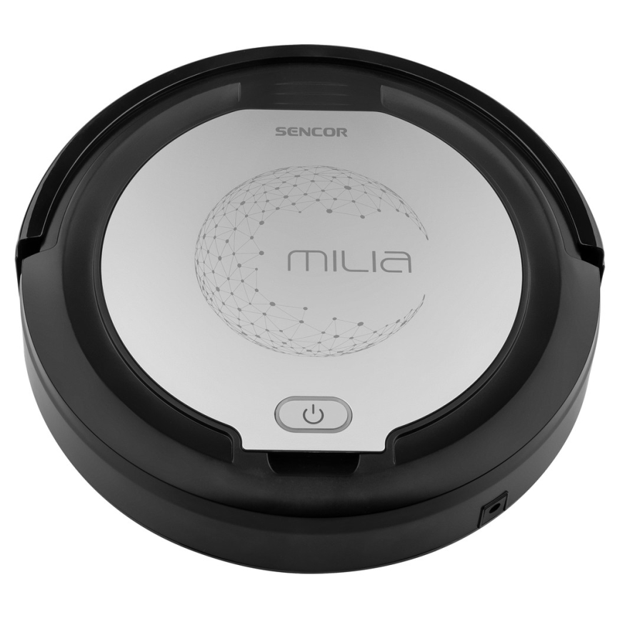 Sencor - Robotický vysavač s mopem 2v1 15W/14,4V 1500 mAh černá