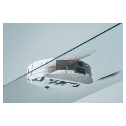 Sencor - Robotický vysavač s mopem 2v1 50W/5000 mAh Wi-Fi bílá + dálkové ovládání