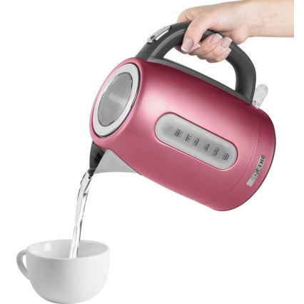 Sencor - Rychlovarná konvice 1,7 l 2150W/230V růžová