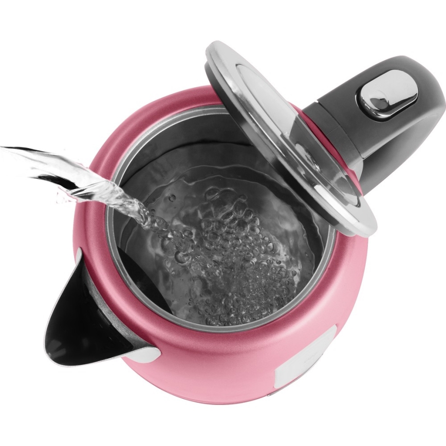 Sencor - Rychlovarná konvice 1,7 l 2150W/230V růžová