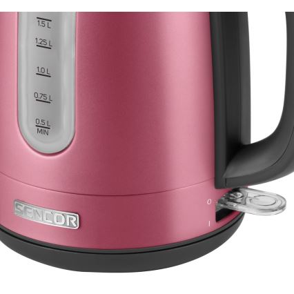 Sencor - Rychlovarná konvice 1,7 l 2150W/230V růžová