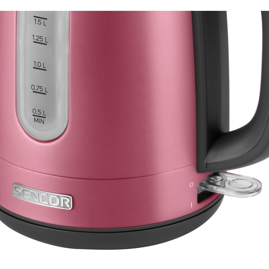 Sencor - Rychlovarná konvice 1,7 l 2150W/230V růžová