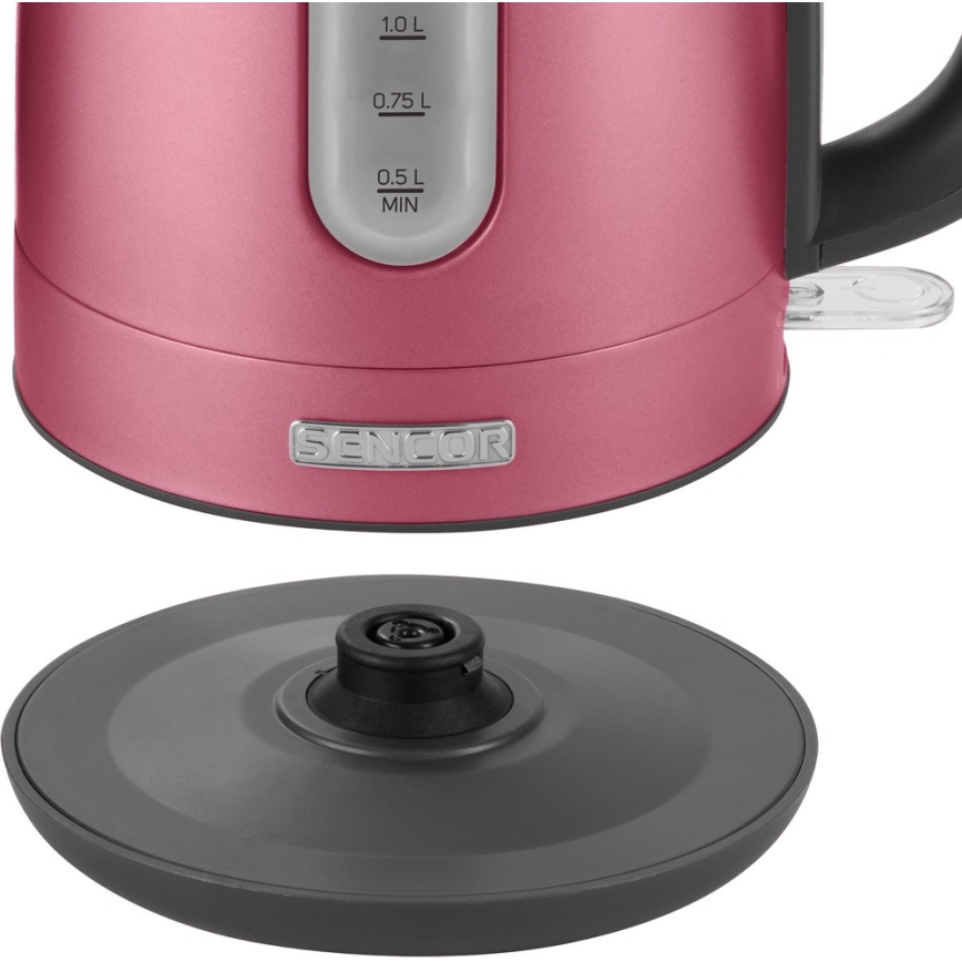 Sencor - Rychlovarná konvice 1,7 l 2150W/230V růžová