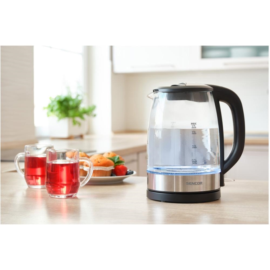 Sencor - Rychlovarná konvice 1,7 l 2200W/230V