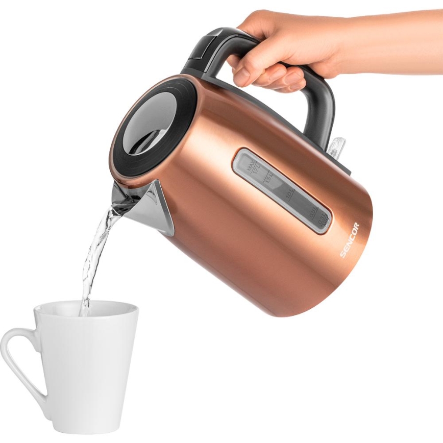 Sencor - Rychlovarná konvice 1,7 l 2200W/230V měděná