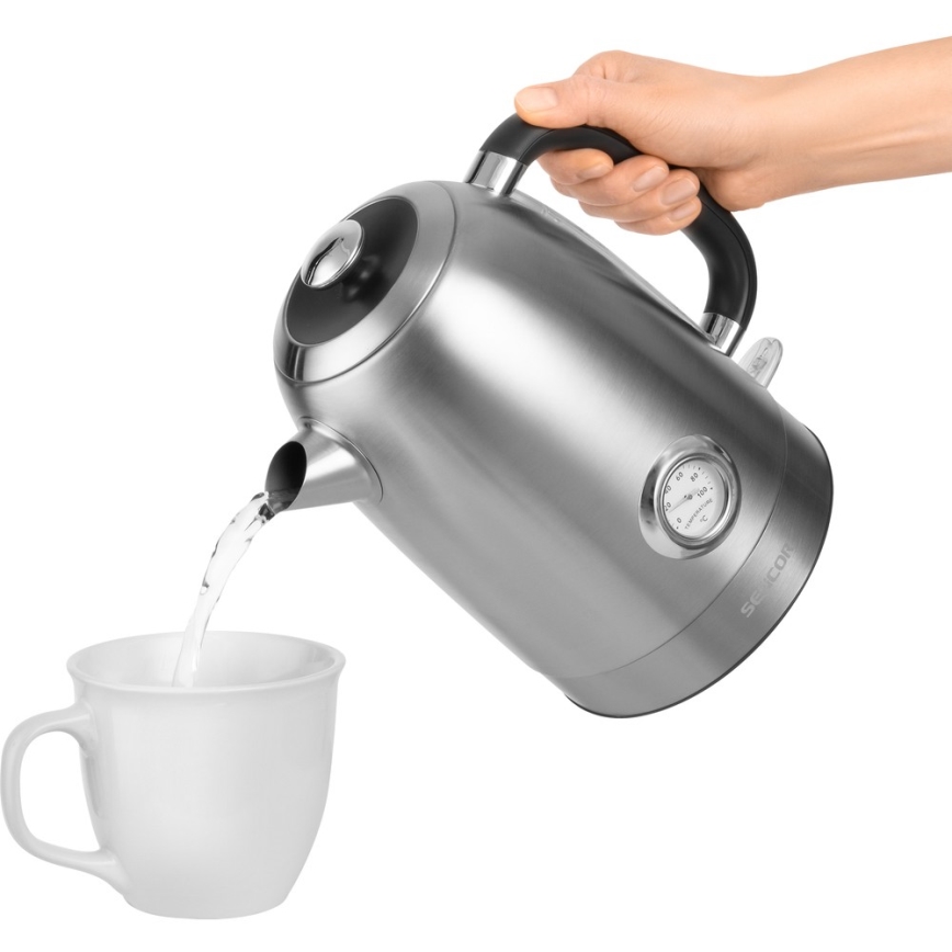 Sencor - Rychlovarná konvice 1,7 l 2200W/230V nerez