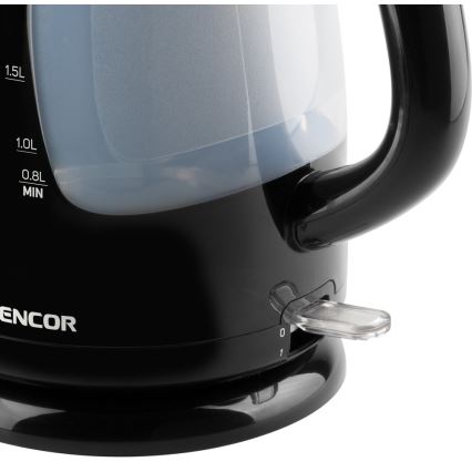 Sencor - Rychlovarná konvice 2,5 l 2200W/230V černá