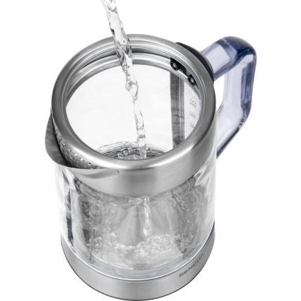 Sencor - Rychlovarná konvice s termoregulací 1,5 l 1500W/230V nerez