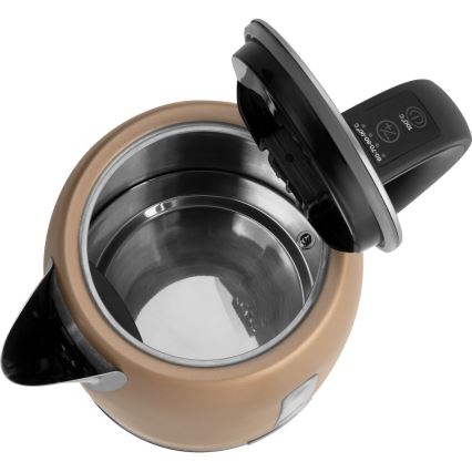 Sencor - Rychlovarná konvice s termoregulací 1,7 l 2150W/230V hnědá