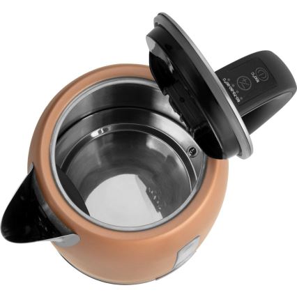 Sencor - Rychlovarná konvice s termoregulací 1,7 l 2150W/230V měděná