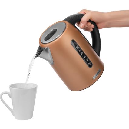 Sencor - Rychlovarná konvice s termoregulací 1,7 l 2150W/230V měděná