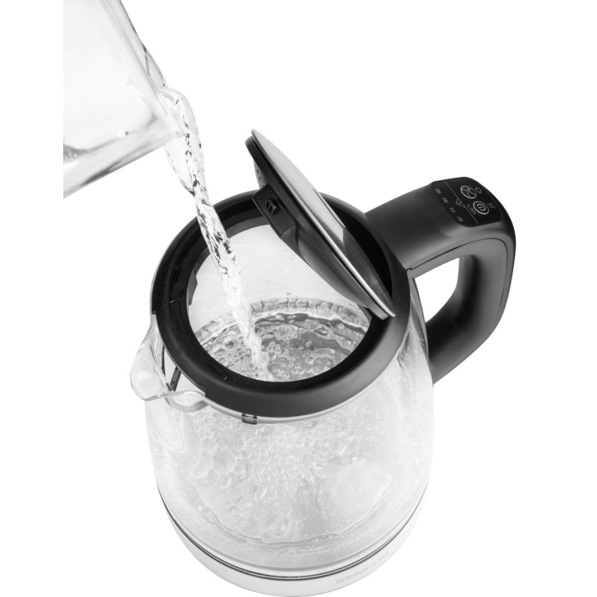 Sencor - Rychlovarná konvice s termoregulací a LED podsvícením 2 l 2200W/230V