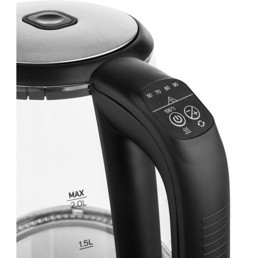 Sencor - Rychlovarná konvice s termoregulací a LED podsvícením 2 l 2200W/230V