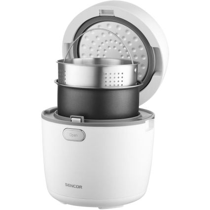 Sencor - Rýžovar 350W/230V 0,6 l bílá