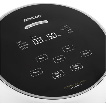 Sencor - Rýžovar 350W/230V 0,6 l bílá