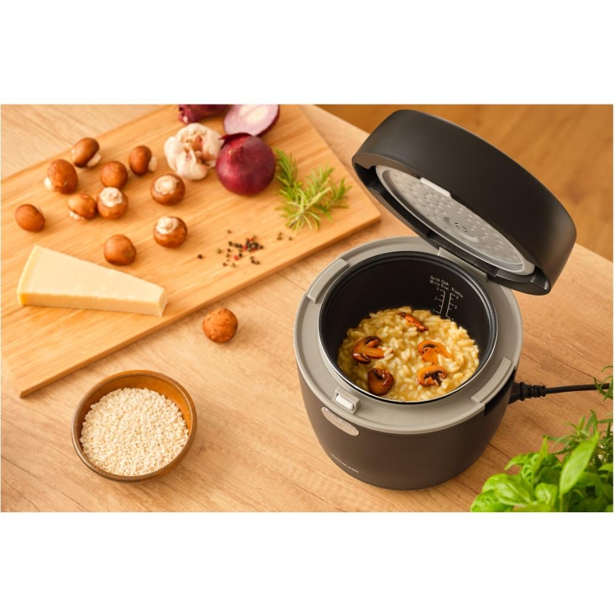 Sencor - Rýžovar 350W/230V 0,6 l černá