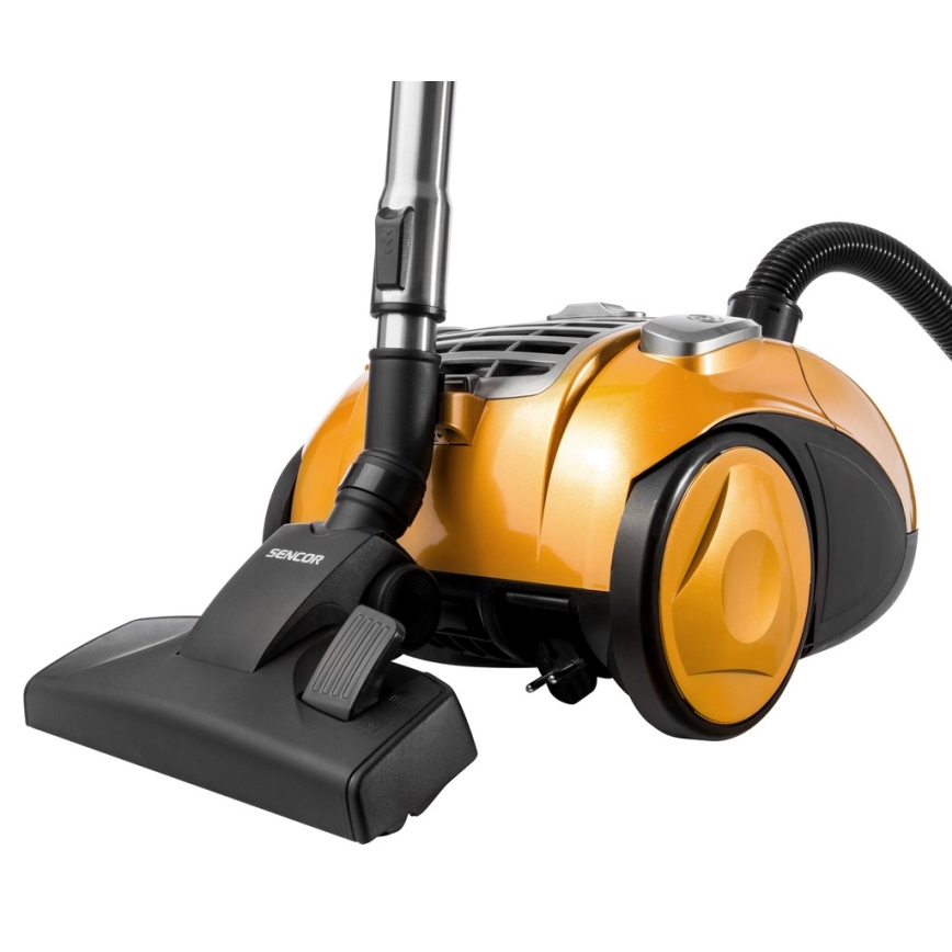 Sencor - Sáčkový/bezsáčkový vysavač 4,5 l/3 l 700W/230V zlatá