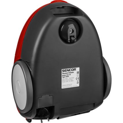 Sencor - Sáčkový vysavač 1,5 l 850W/230V červená/černá