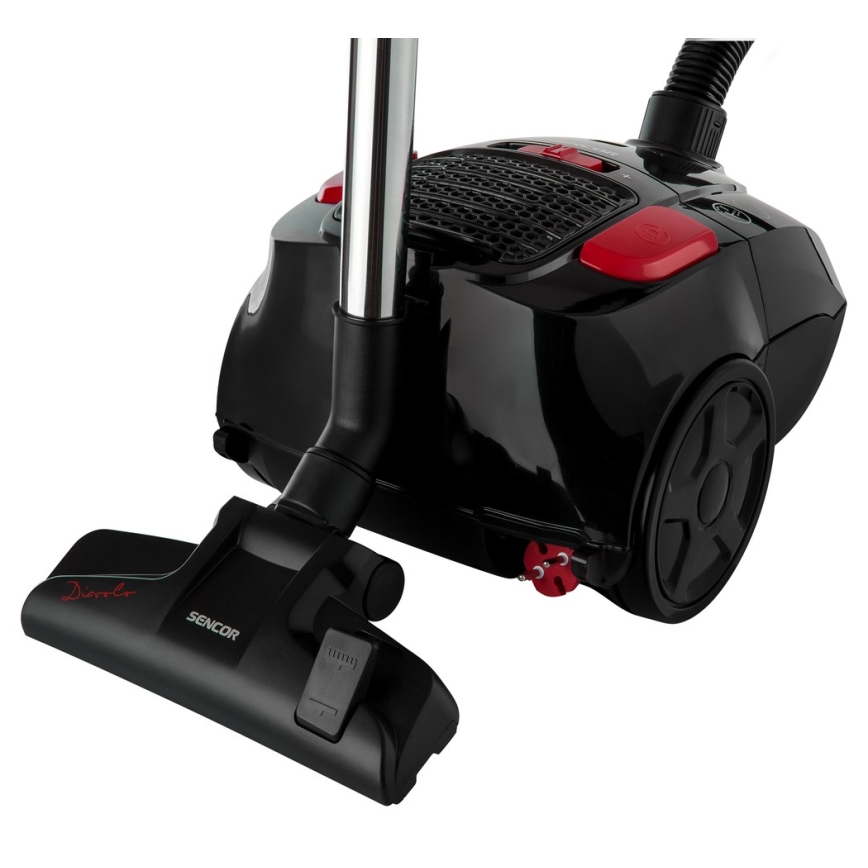 Sencor - Sáčkový vysavač 3 l 700W/230V černá/červená
