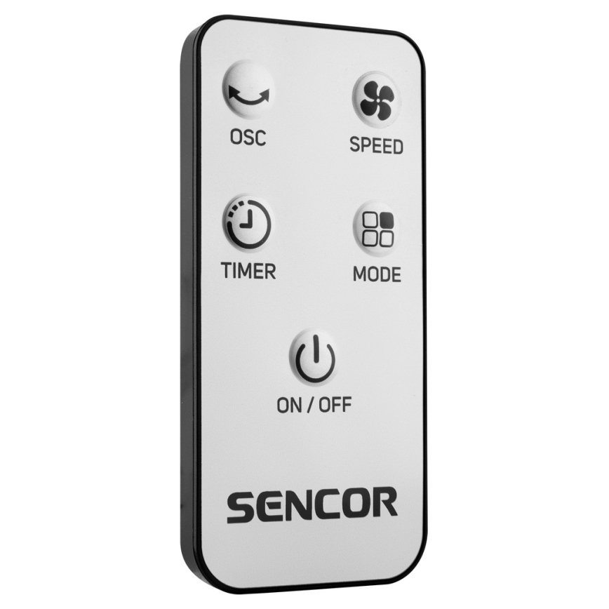 Sencor - Sloupový ventilátor 50W/230V černá + dálkové ovládání