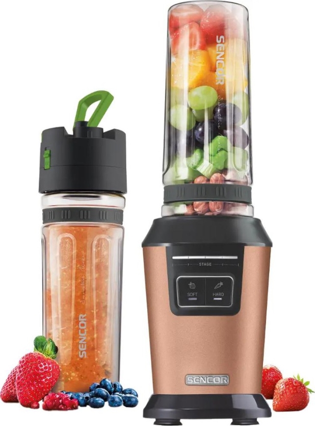 Sencor - Smoothie mixér s příslušenstvím 800W/230V měděná
