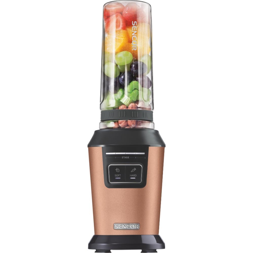 Sencor - Smoothie mixér s příslušenstvím 800W/230V měděná