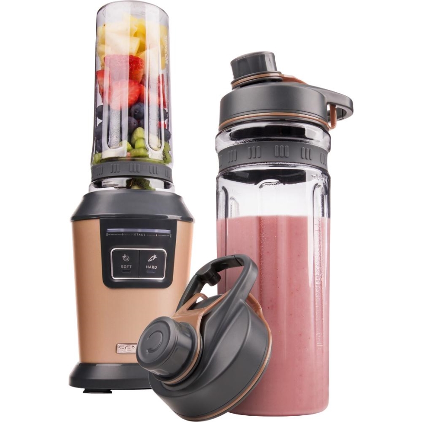 Sencor - Smoothie mixér s příslušenstvím 800W/230V měděná