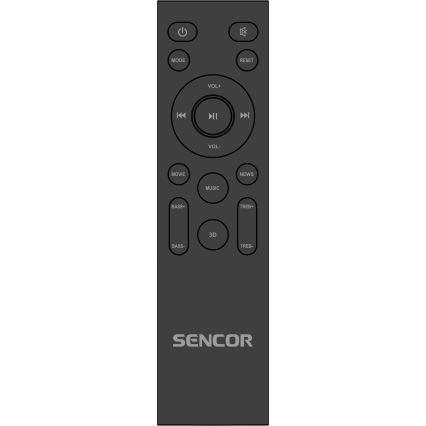 Sencor - Soundbar 200W/230V + dálkové ovládání