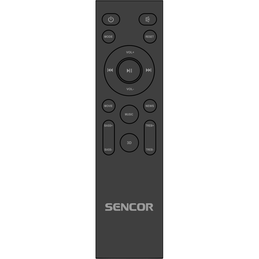 Sencor - Soundbar 200W/230V + dálkové ovládání