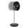 Sencor - Stojanový ventilátor 3D UltraSilent 26W/230V Wi-Fi černá + dálkové ovládání