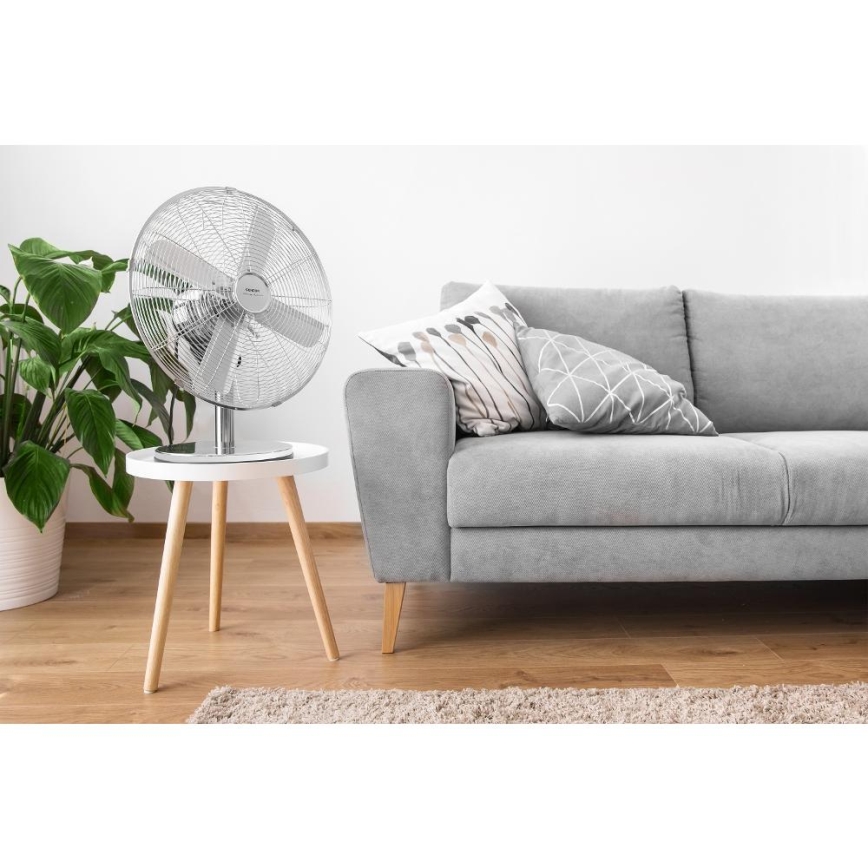 Sencor - Stolní ventilátor 50W/230V lesklý chrom