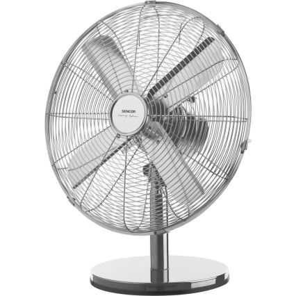 Sencor - Stolní ventilátor 50W/230V lesklý chrom