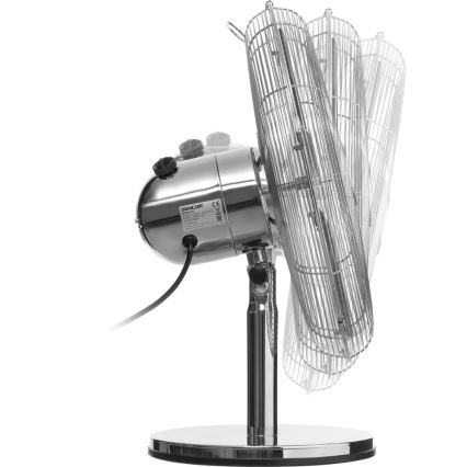 Sencor - Stolní ventilátor 50W/230V lesklý chrom