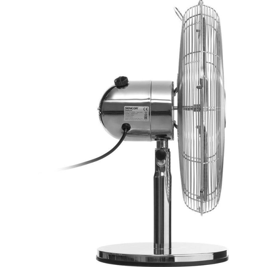 Sencor - Stolní ventilátor 50W/230V lesklý chrom