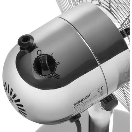 Sencor - Stolní ventilátor 50W/230V lesklý chrom