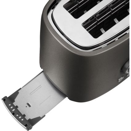 Sencor - Topinkovač s dvěma otvory 1000W/230V antracit