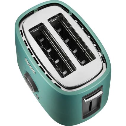 Sencor - Topinkovač s dvěma otvory a rozpékačem 1000W/230V mintová