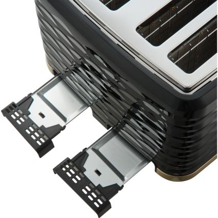 Sencor - Topinkovač se čtyřmi otvory 1600W/230V černá/béžová