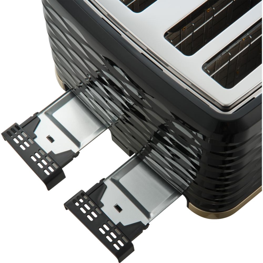 Sencor - Topinkovač se čtyřmi otvory 1600W/230V černá/béžová