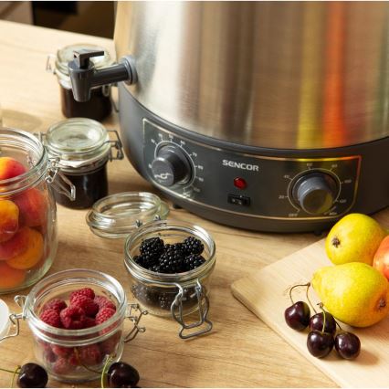 Sencor - Zavařovací hrnec 27 l 1800W/230V nerez/šedá