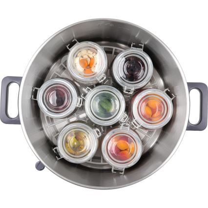 Sencor - Zavařovací hrnec 27 l 1800W/230V nerez/šedá