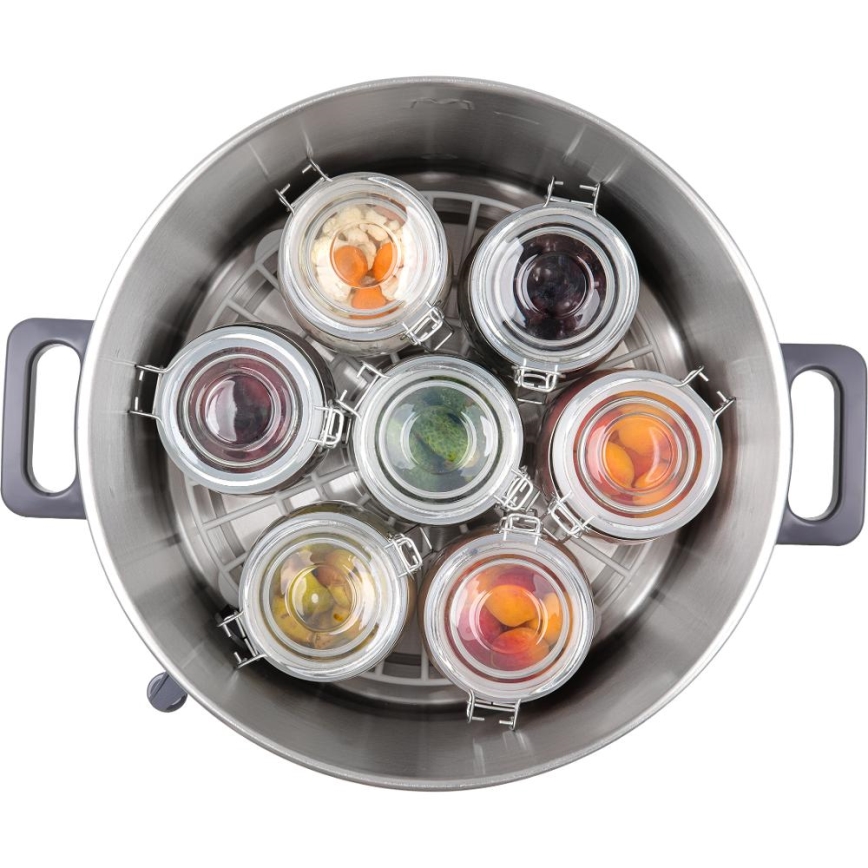 Sencor - Zavařovací hrnec 27 l 1800W/230V nerez/šedá