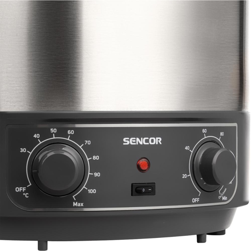 Sencor - Zavařovací hrnec 27 l 1800W/230V nerez/šedá