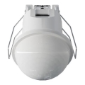 Senzor pohybu a soumraku podhledový 360° 1200W/230V IP54 bílá