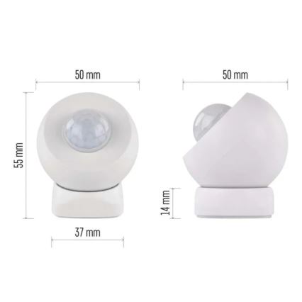 Senzor pohybu GOSMART 1xCR123A