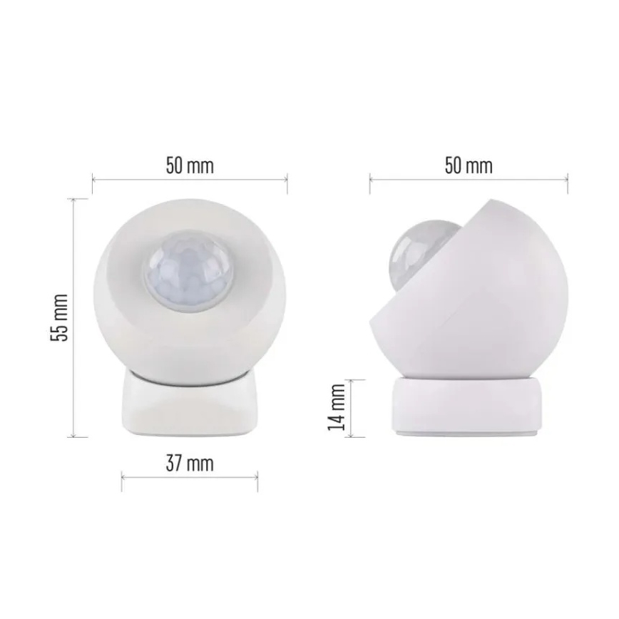 Senzor pohybu GOSMART 1xCR123A