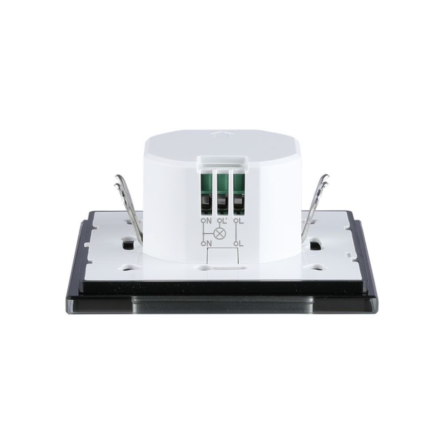 Senzor pohybu mikrovlnný 180° 300W/230V černá